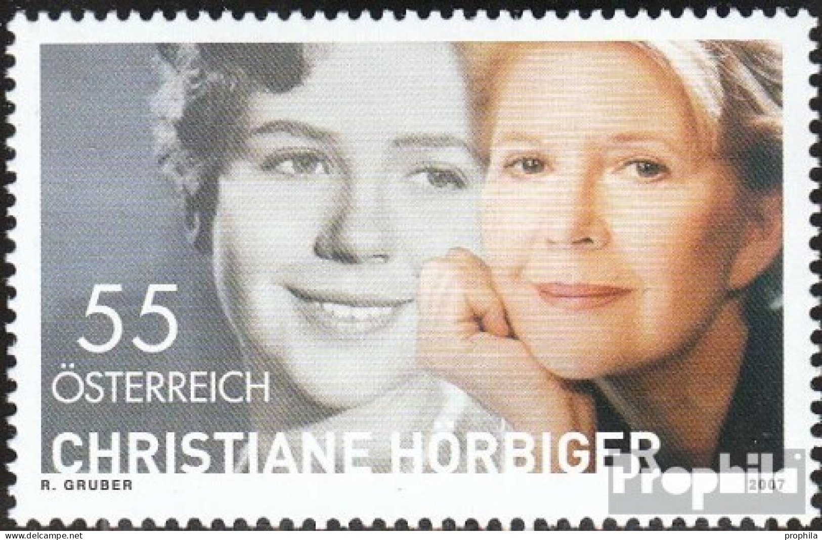 Österreich 2690 (kompl.Ausg.) Postfrisch 2007 Christiane Hörbiger - Nuevos