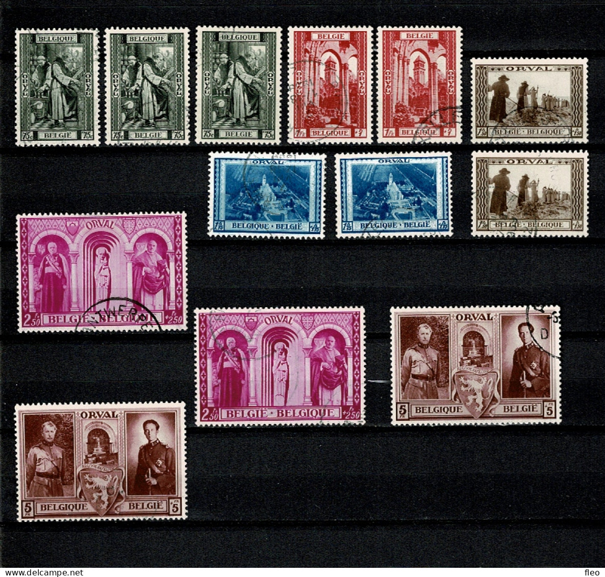 1939 513/518° Serie X 2  : ORVAL III - Used Stamps