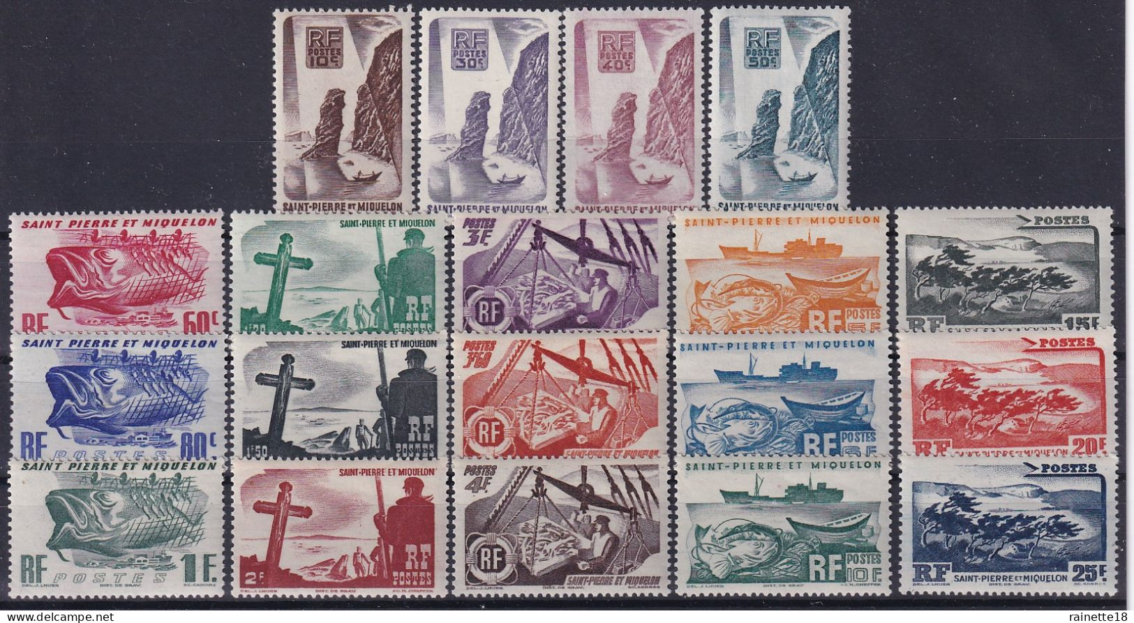 Saint Pierre Et Miquelon   325/343 ** - Unused Stamps
