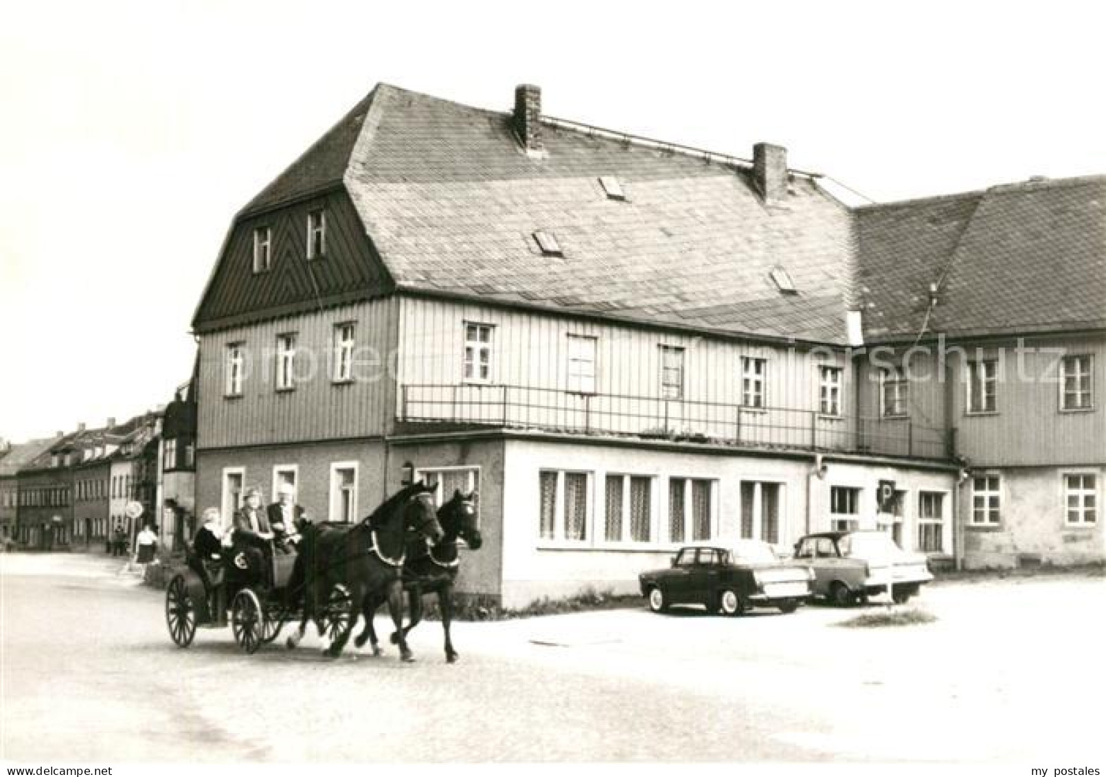 73613836 Frauenstein Brand-Erbisdorf HO Gaststaette Frauensteiner Hof Pferdekuts - Brand-Erbisdorf