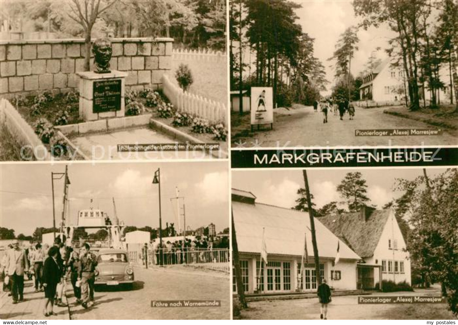 73613807 Markgrafenheide Rostock Pionierlager Alexej Marresjew Thaelmann Gedenks - Rostock