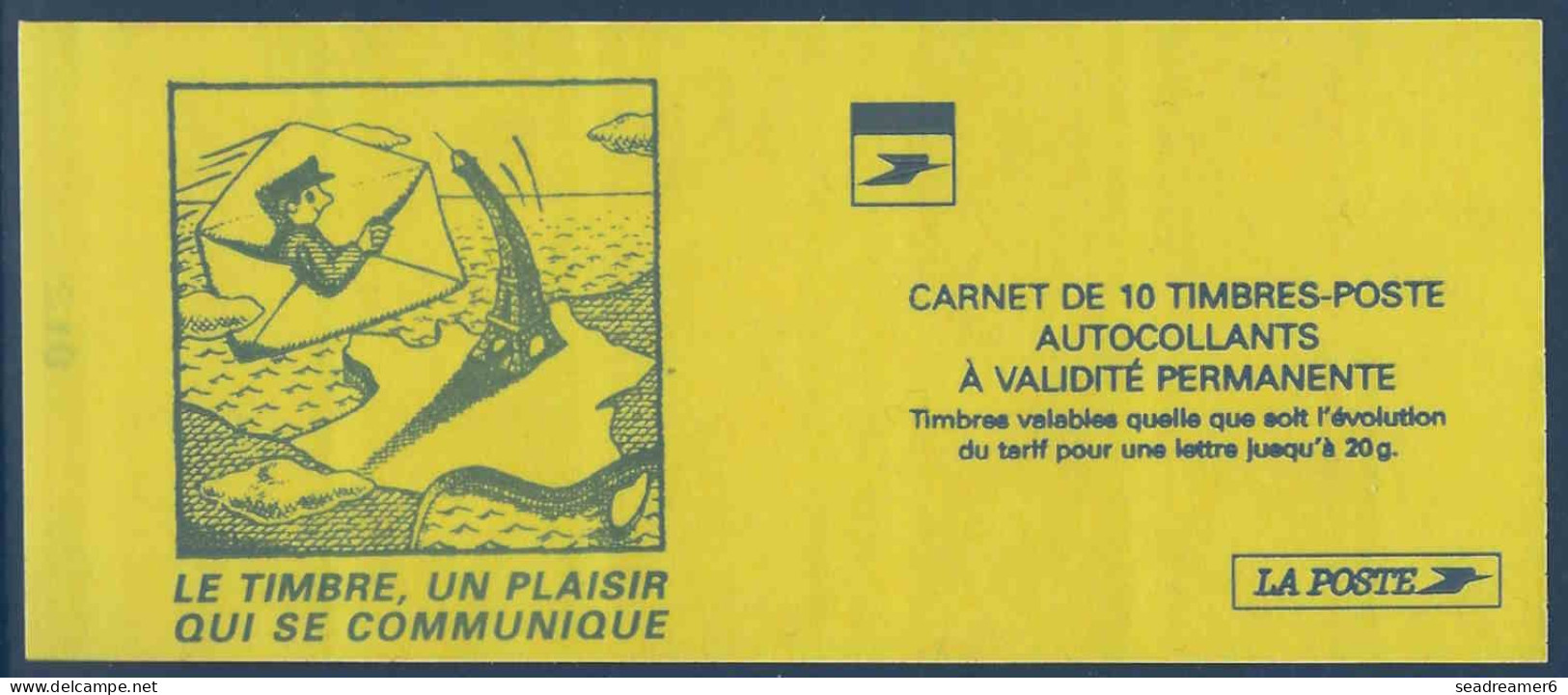 Carnet LUQUET TVP Daté " GALERON " N°3085h-C3 Variété Découpe Oblique Sur 2 Carnets TTB - Modern : 1959-…
