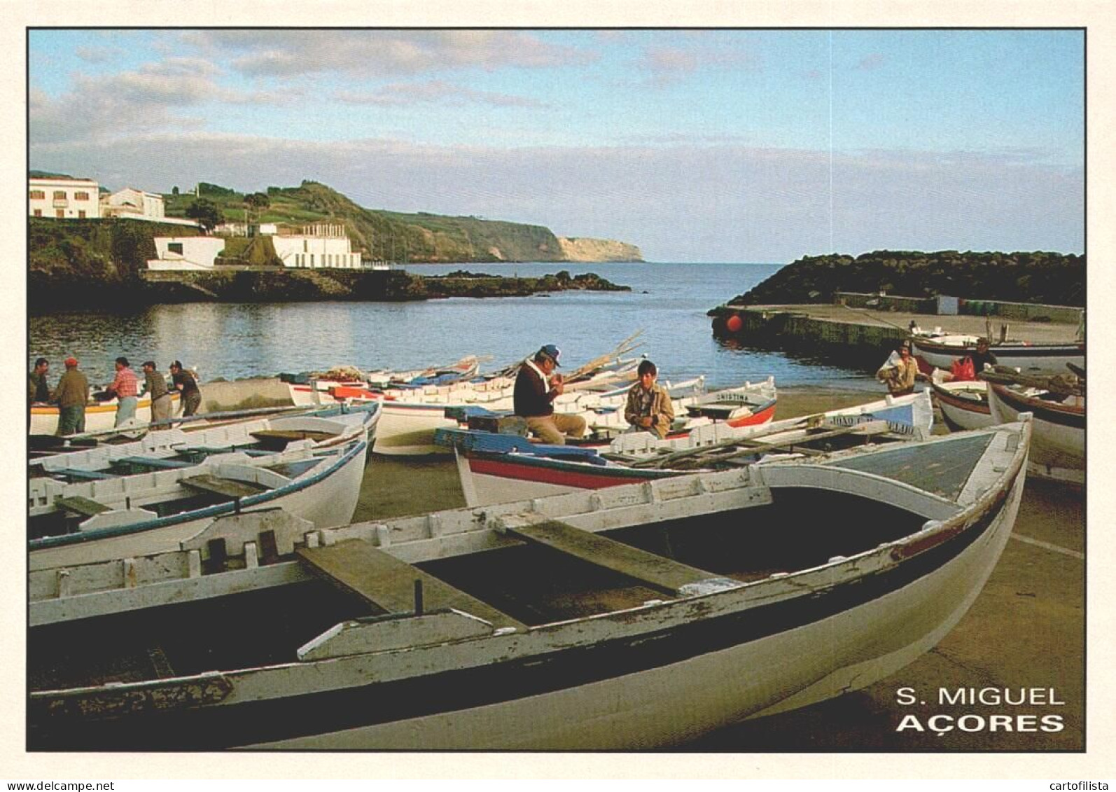 AÇORES, SÃO MIGUEL - Porto De Pesca Dos Carneiros  (2 Scans) - Açores