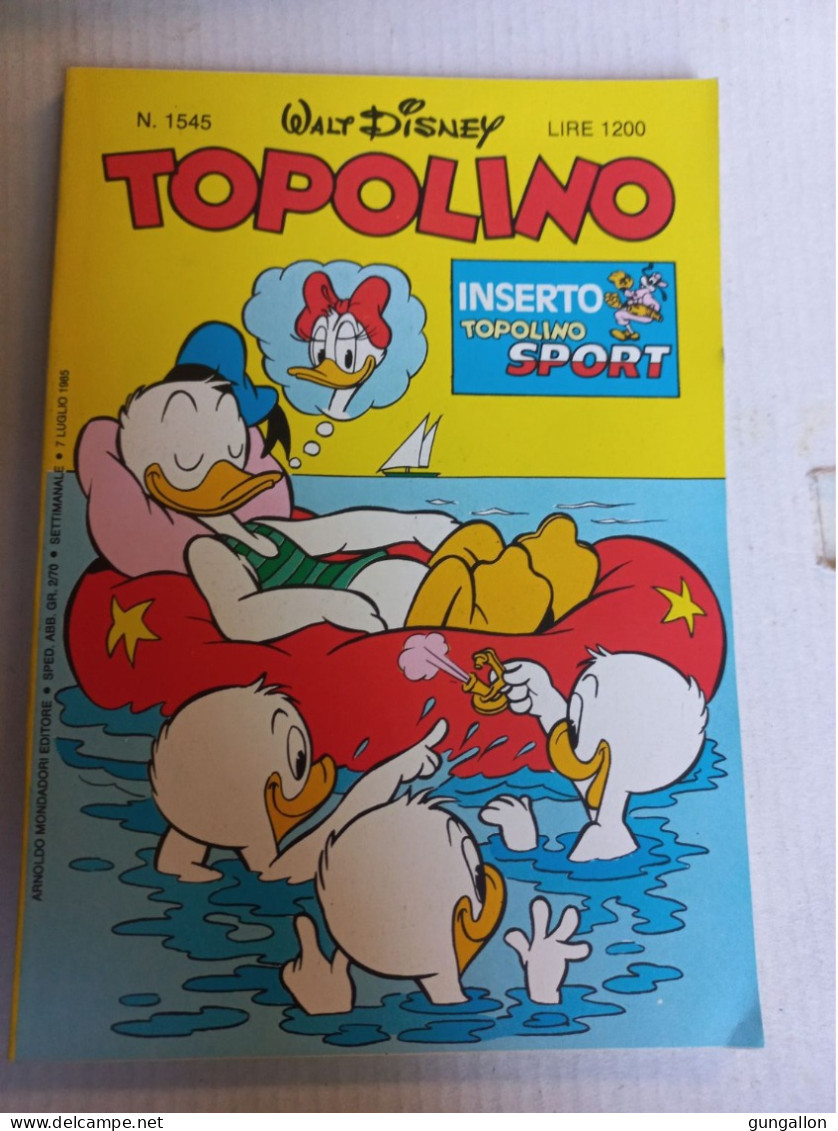 Topolino (Mondadori 1985) N. 1545 - Disney