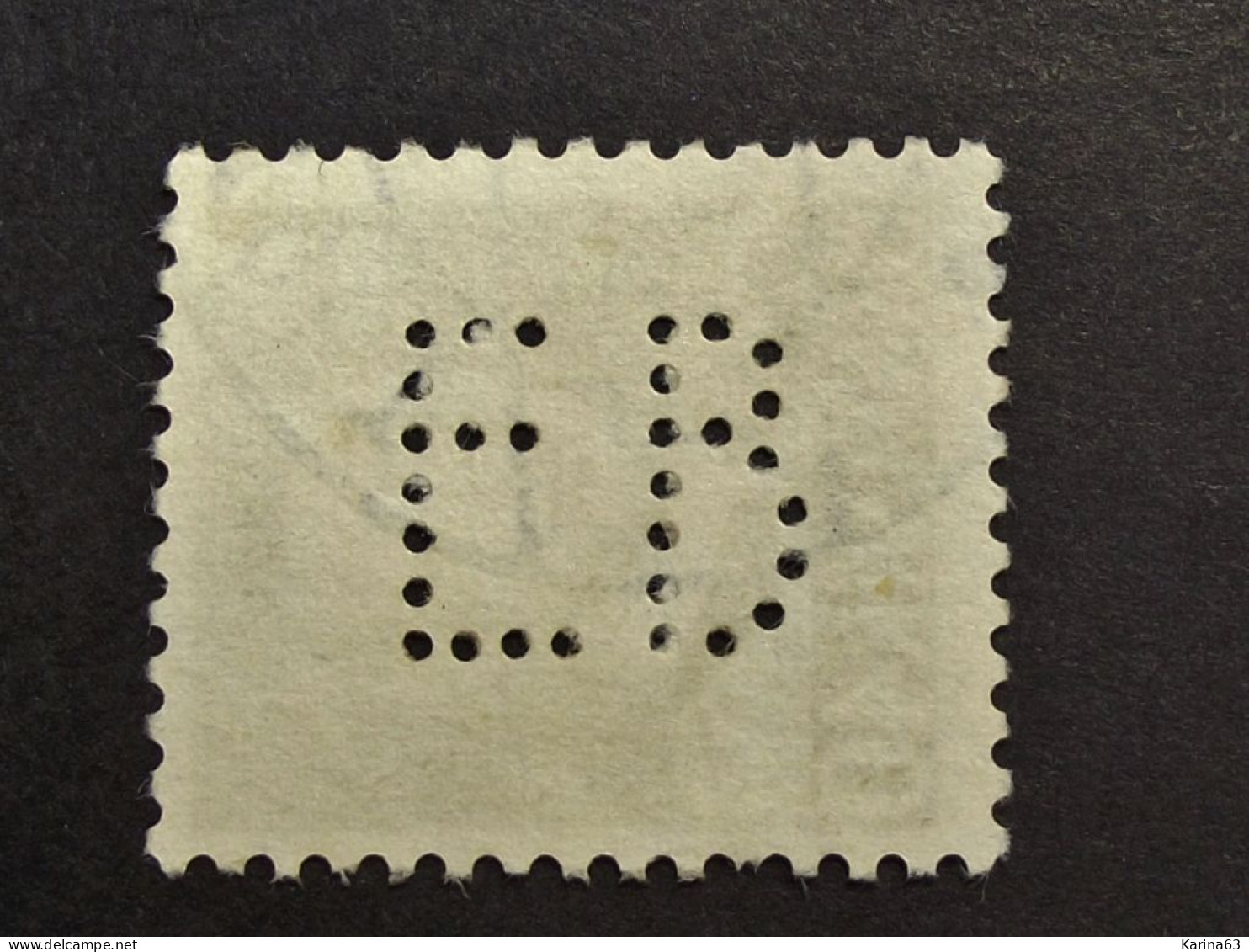 Denmark - Danemark 1948-60 - ( Frederic IX ) Perfin - Lochung - E B  - Ebeltoft	- Ebeltoft Bank - 1924 -54 - Cancelled - Usado