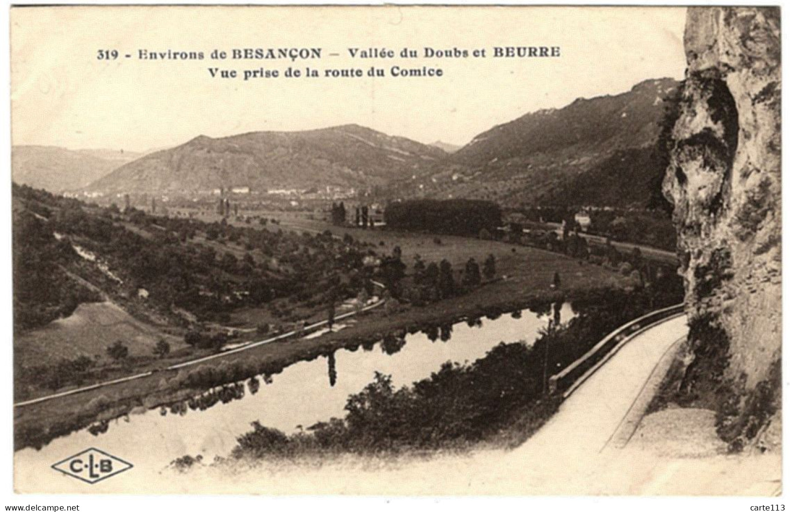 25 - B26086CPA - BEURRE - Vallée Du Doubs - Route Du Comice - Très Bon état - DOUBS - Other & Unclassified