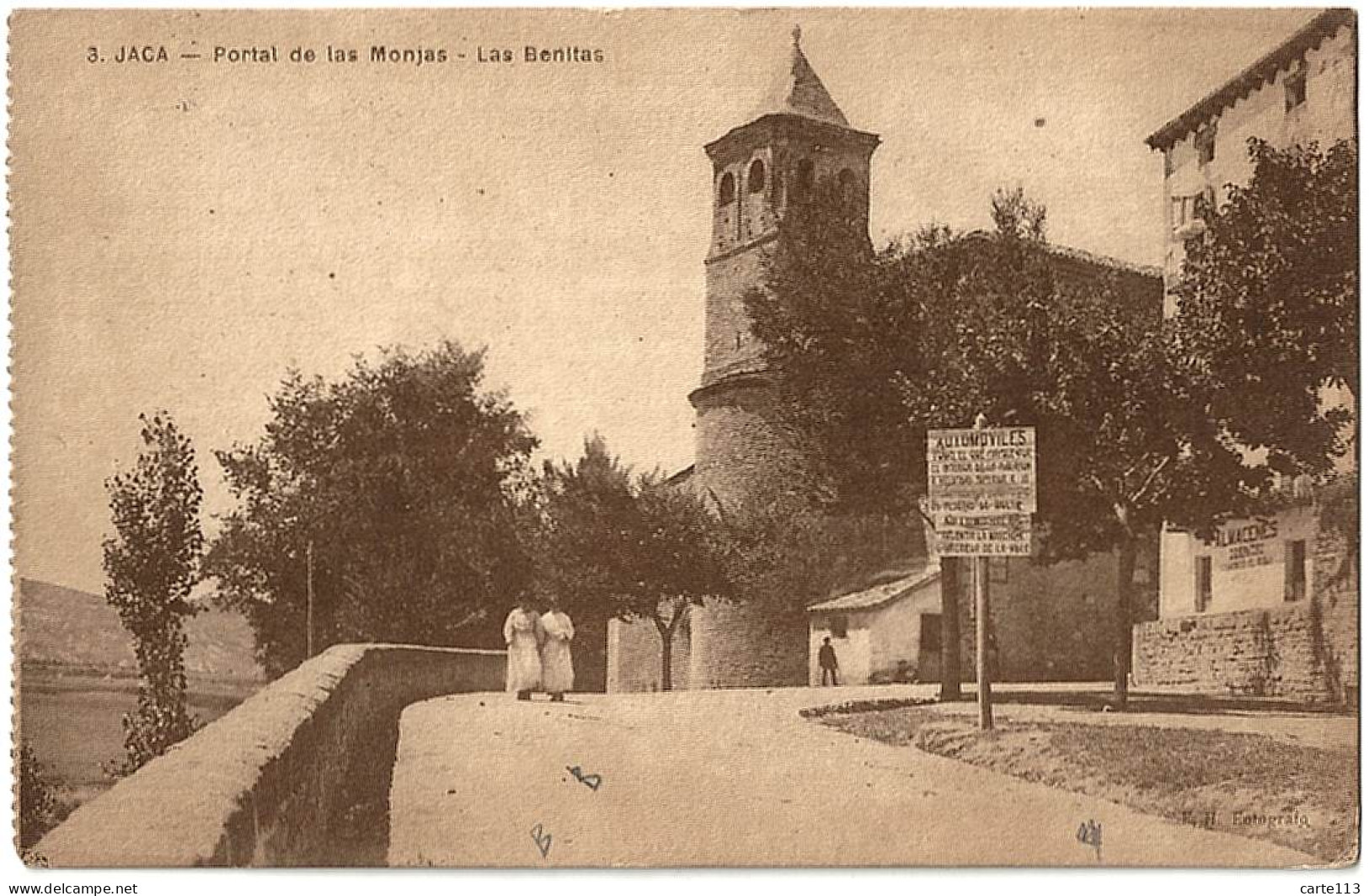 0 - B21558CPA - JACA - ESPAGNE - Portal De Las Monjas -Las Benitas - Très Bon état - EUROPE - Autres & Non Classés