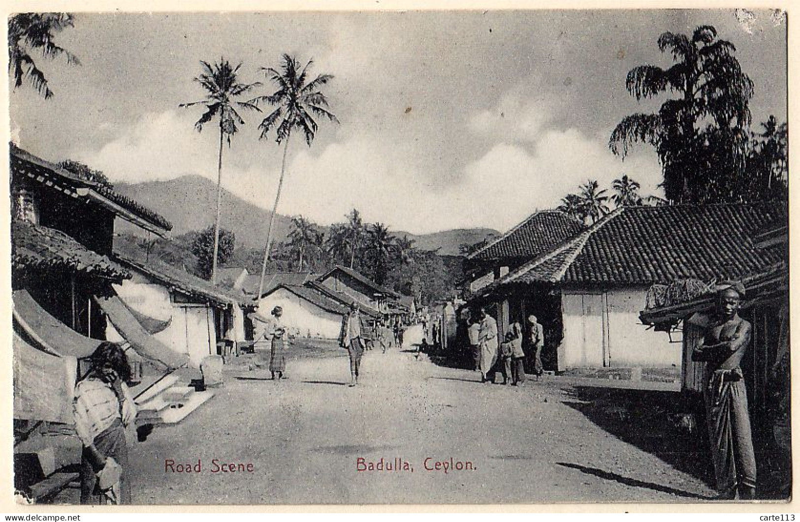 0 - B19935CPA - BADULLA - CEYLON - SRI LANKA - CEYLAN - Road Scene - Assez Bon état - ASIE - Sri Lanka (Ceylon)