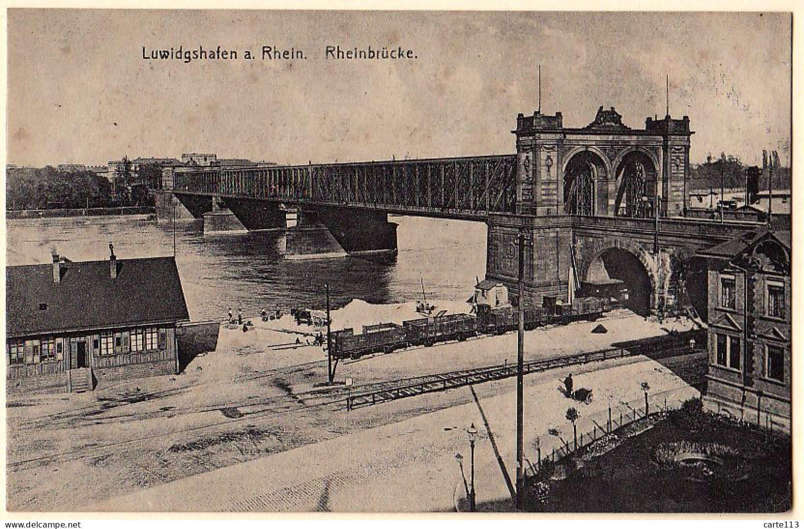 0 - B19745CPA - ALLEMAGNE -Luwidgshafen - Ludwigshafen - Rheinbrucke - Très Bon état - EUROPE - Ludwigshafen