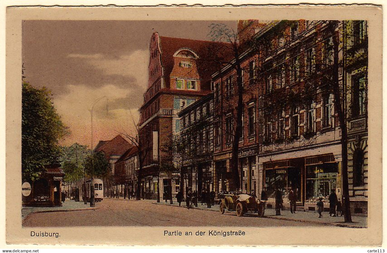 0 - B19646CPA - ALLEMAGNE -Duisburg - Partie An Der Konigstrasse - Très Bon état - EUROPE - Duisburg