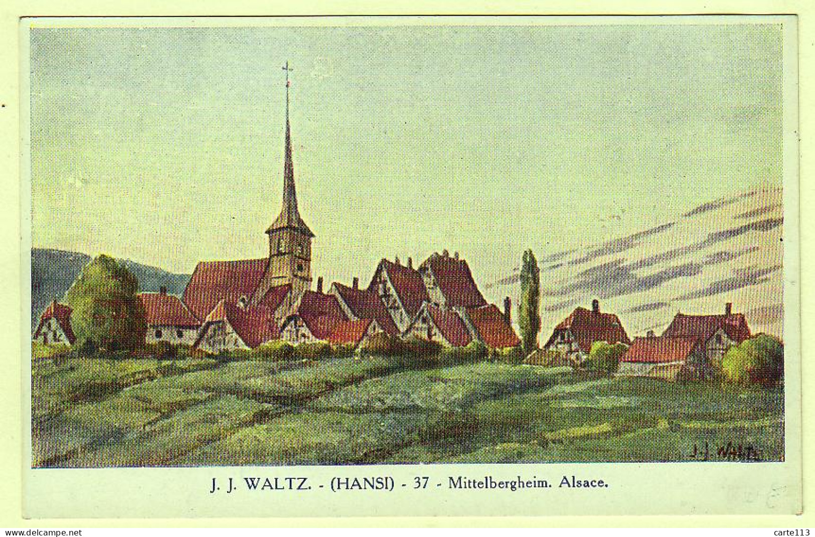 0 - F19248CPA - ILLUSTRATEUR WALTZ - HANSI - Mittelbergheim - Parfait état - FANTAISIES - Hansi