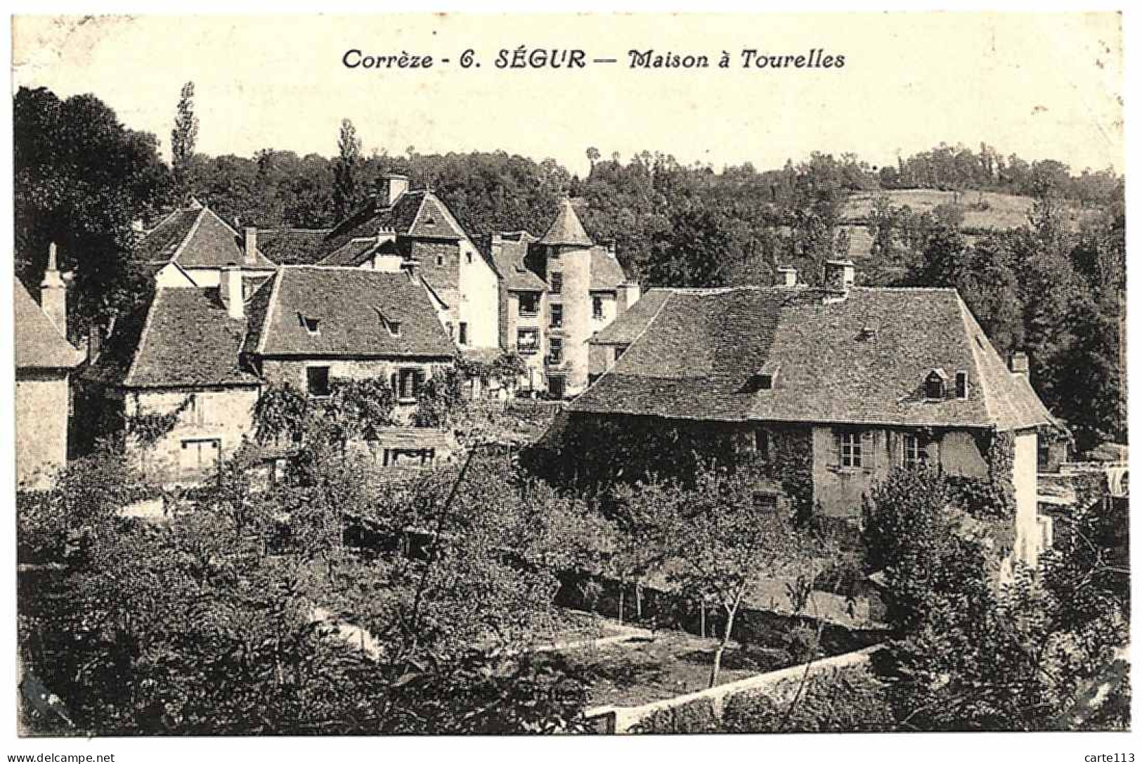 19 - B23479CPA - SEGUR - Maison à Tourelles - Parfait état - CORREZE - Sonstige & Ohne Zuordnung