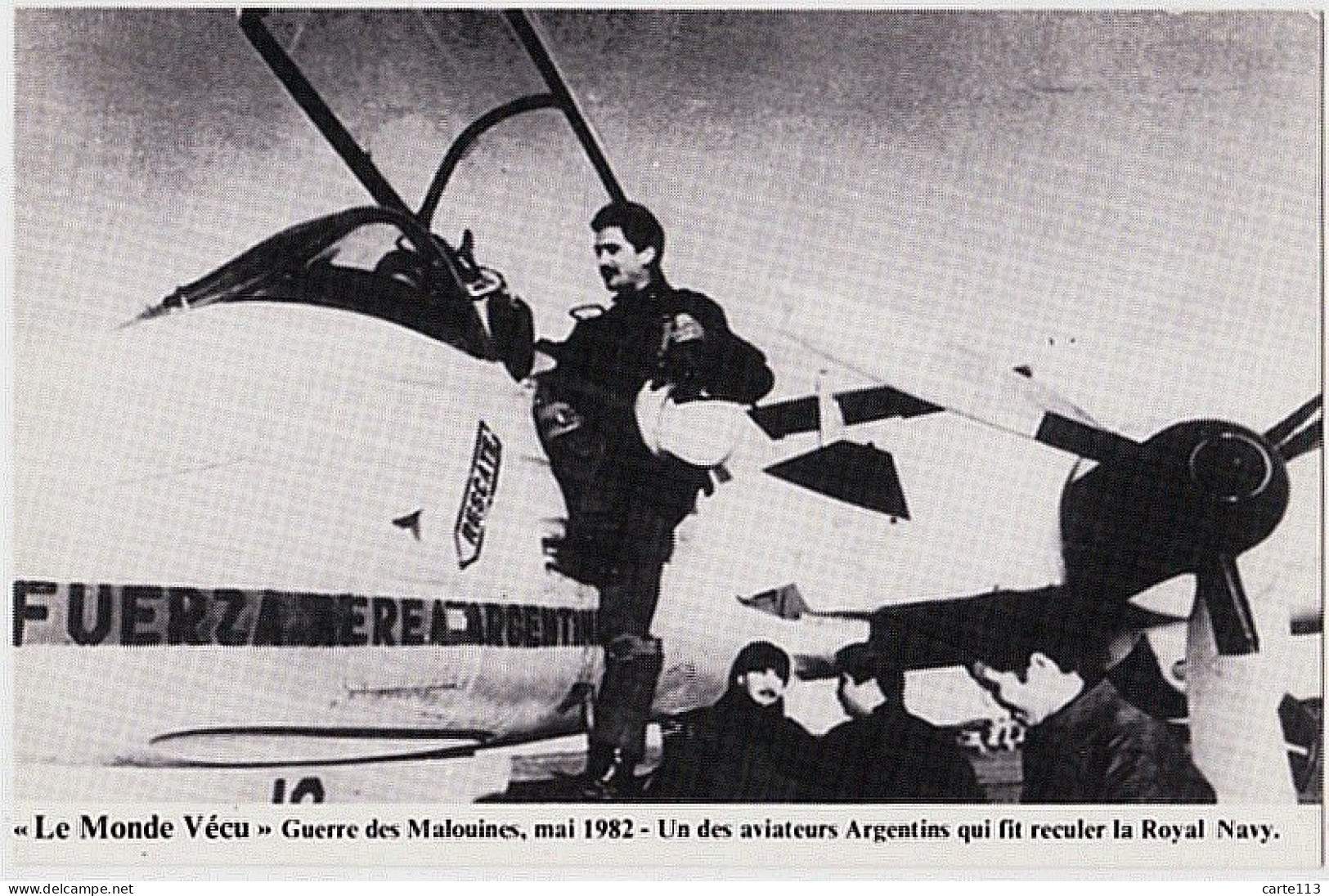 0 - F21799CPM - LE MONDE VECU - Série F 396 - Mai 1982 - GUERRE DES MALOUINES - Aviateur Argentin Contre Royal Navy - Tr - Other Wars