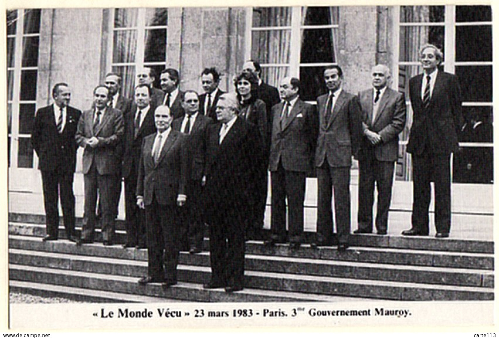0 - F20164CPM - LE MONDE VECU - Serie H - 983 - 23/03/83 - Troisieme Gouvernement MAUROY - Très Bon état - THEMES - Demonstrations