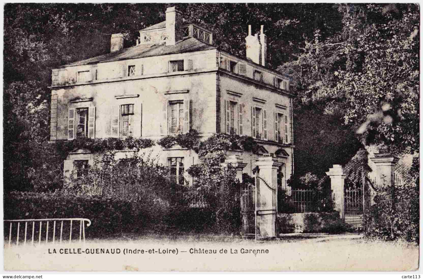 37 - B22823CPA - LA CELLE GUENAUD - Chateau De La Garenne - Bon état - INDRE-ET-LOIRE - Sonstige & Ohne Zuordnung