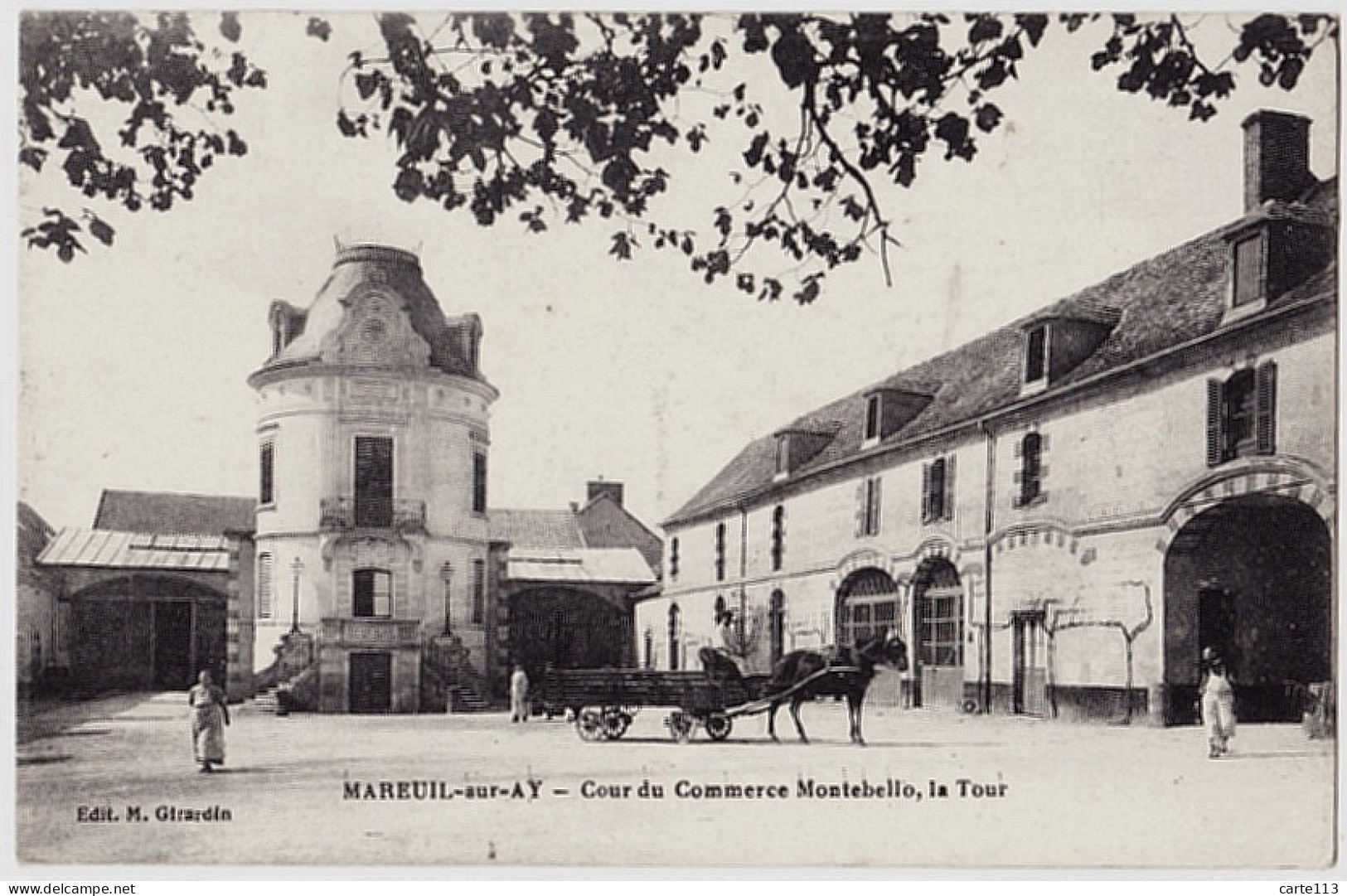 51 - B22156CPA - MAREUIL SUR AY - Cour Du Commerce Montebello - La Tour - Parfait état - MARNE - Mareuil-sur-Ay