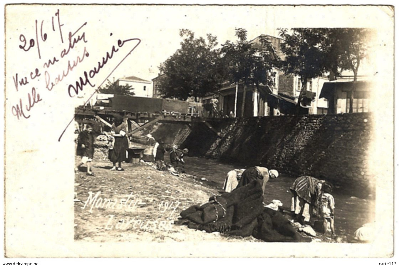 - B26084CPA - MONASTIR - BITOLA - SERBIE - Laveuses - Carte Photo - Bon état - EUROPE - Macedonia Del Nord