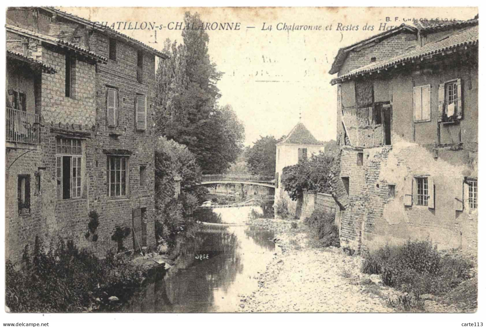 1 - B23275CPA - CHATILLON  SUR CHALARONNE - La Chalaronne Et Restes De Herses - Bon état - AIN - Châtillon-sur-Chalaronne