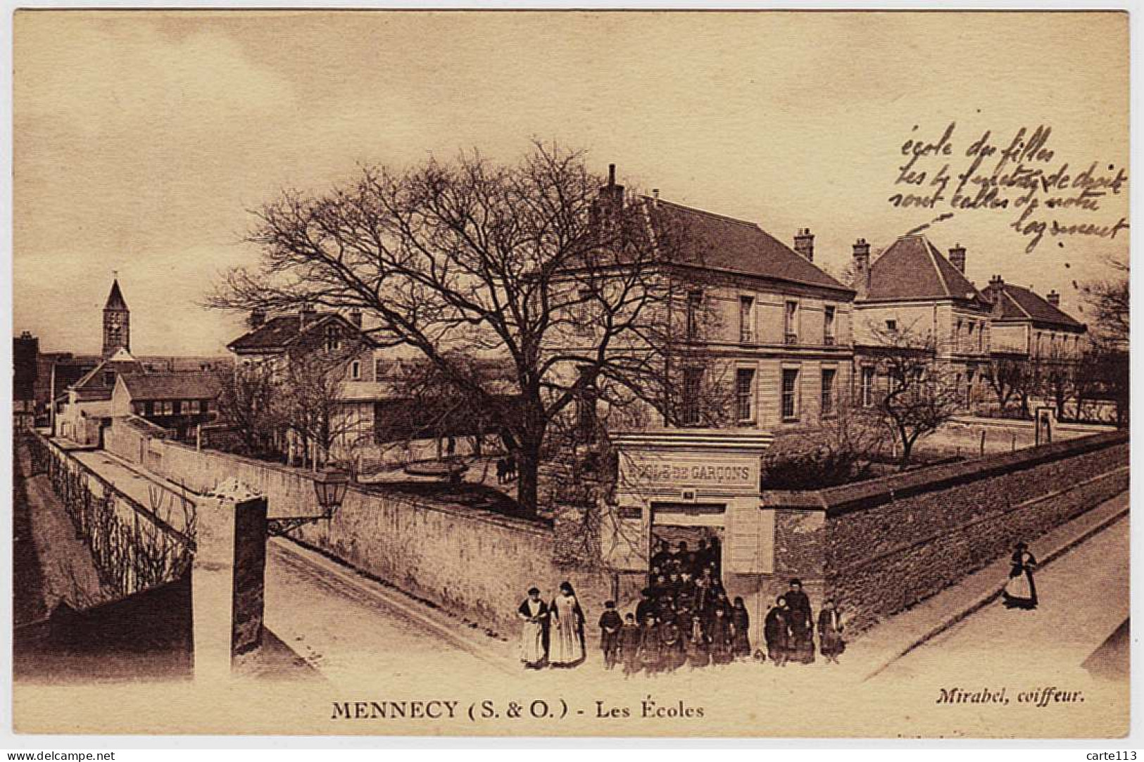 91 - B21085CPA - MENNECY - Les Ecoles - Parfait état - ESSONNE - Mennecy