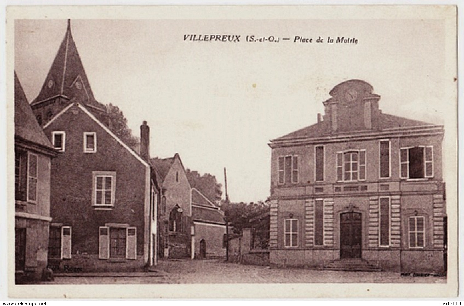 78 - B21826CPA - VILLEPREUX - Place De La Mairie - Parfait état - YVELINES - Villepreux