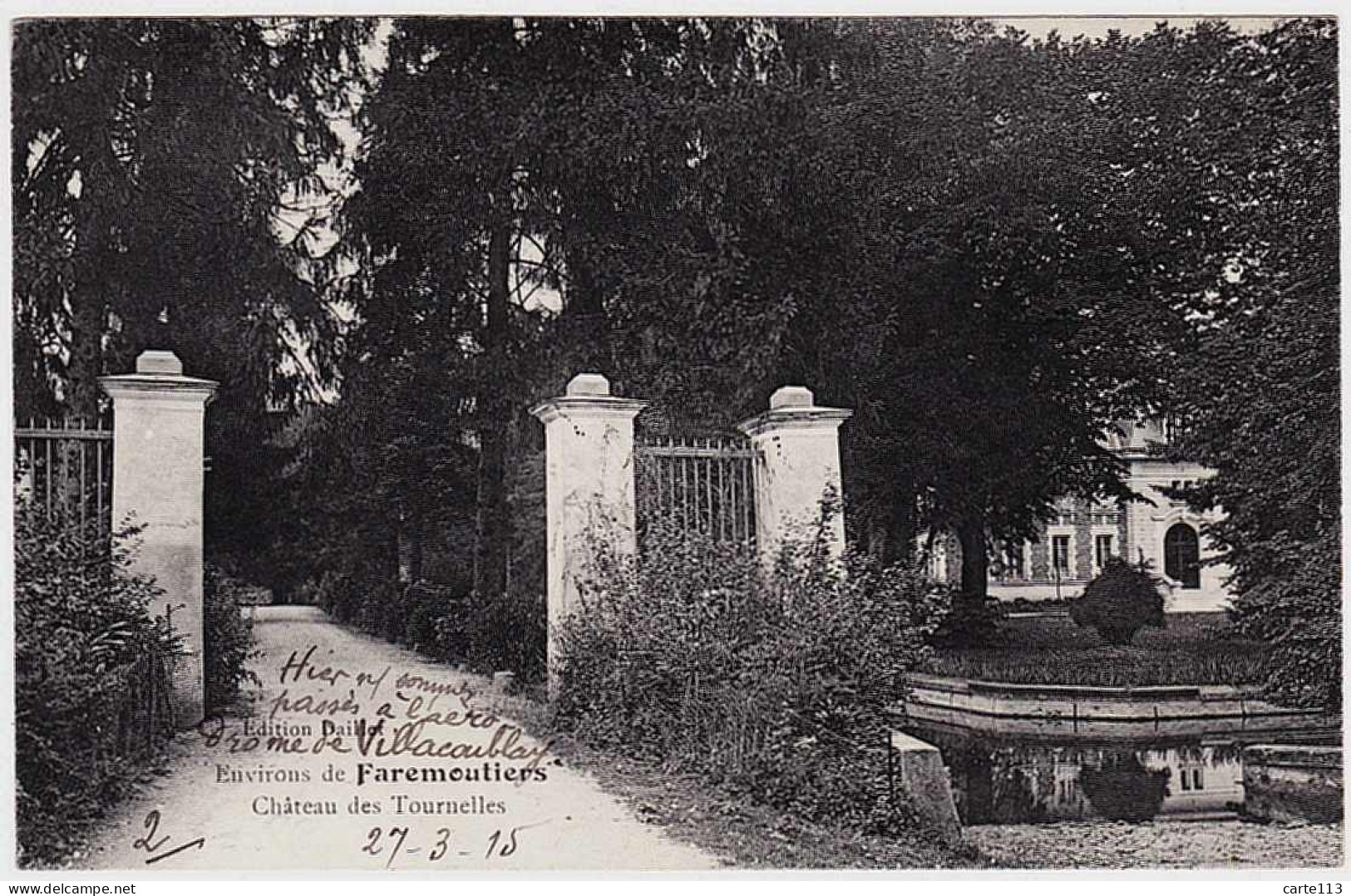 77 - B20983CPA - FAREMOUTIERS - Chateau Des Tournelles - Très Bon état - SEINE-ET-MARNE - Faremoutiers