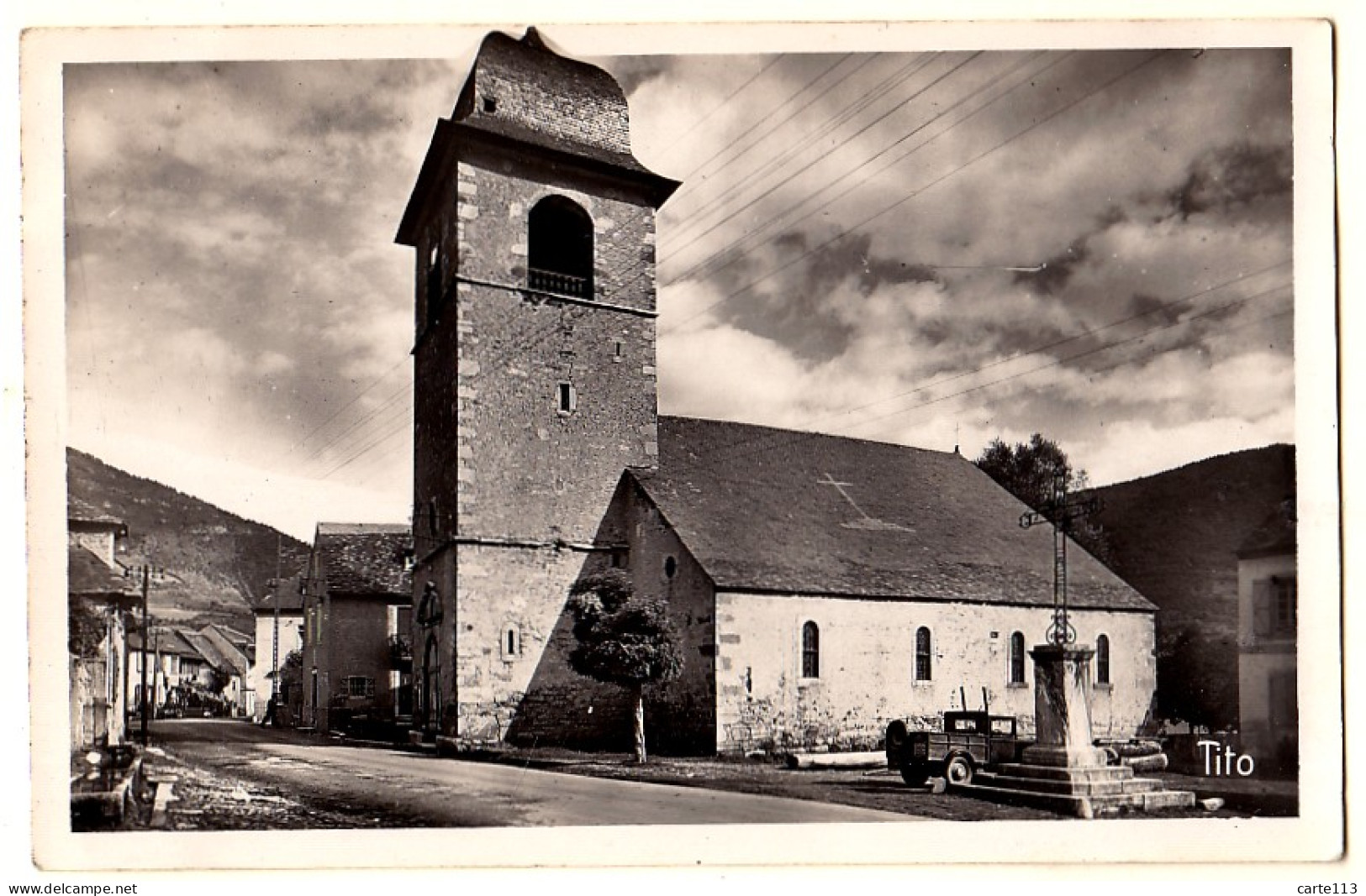 65 - B20106CPA - GUCHEN - Vallee Aure - Eglise - Camion - Très Bon état - HAUTES-PYRENEES - Argeles Gazost