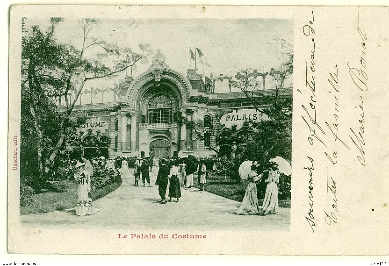 75 - B18402CPA - EXPOSITIONS - Exposition 1900, Le Palais Du Costume - Très Bon état - PARIS - Ausstellungen