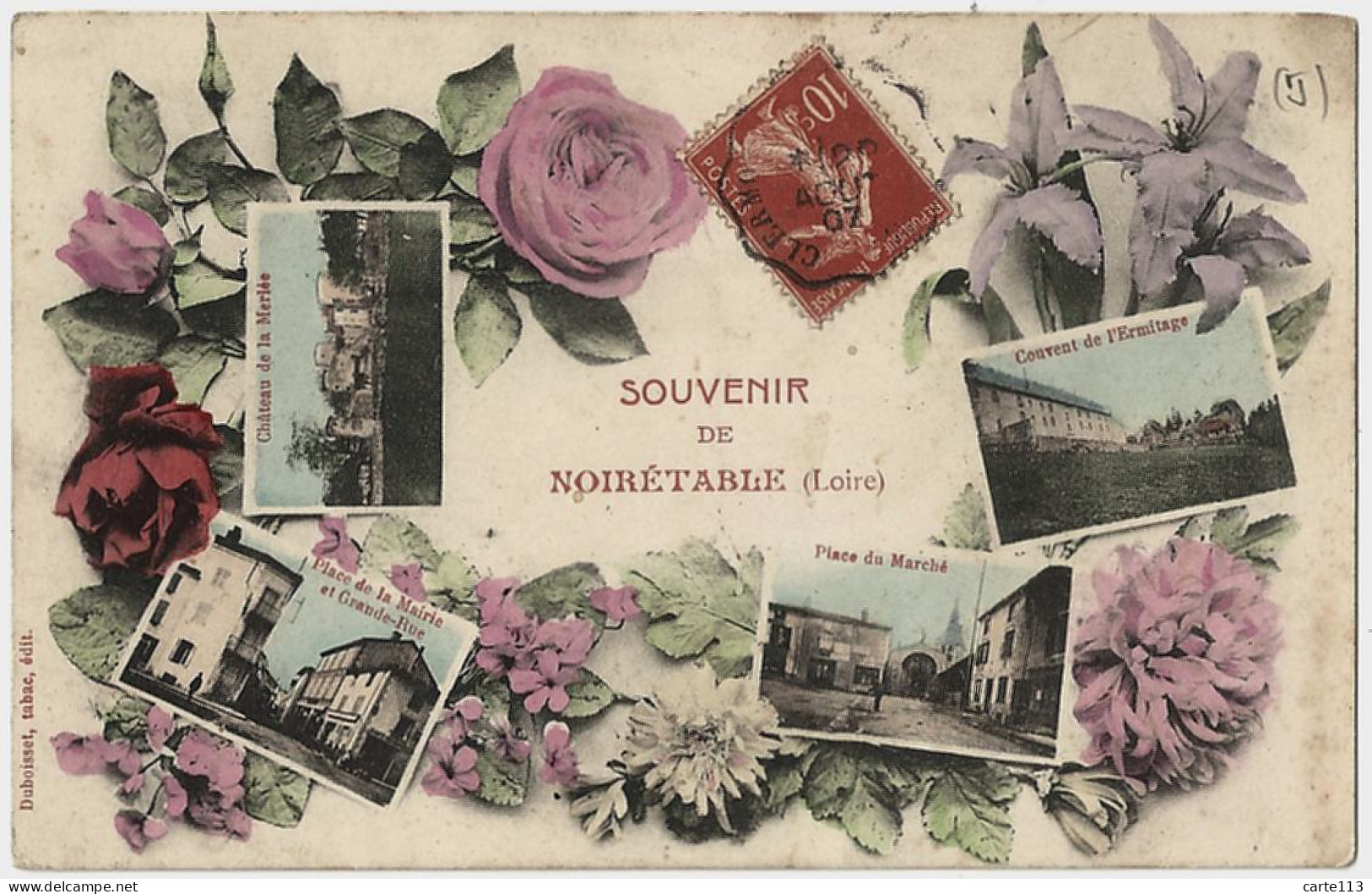 42 - B22877CPA - NOIRETABLE - Souvenir De - Carte Vues Multiples - Très Bon état - LOIRE - Noiretable