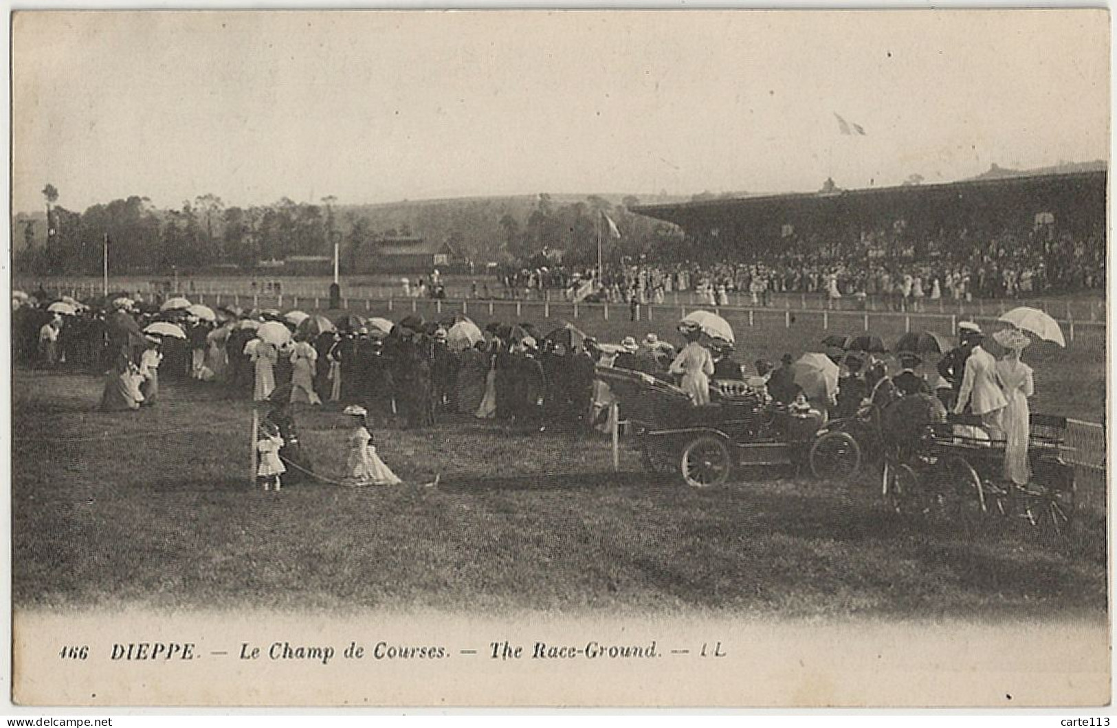 76 - B21807CPA - DIEPPE - Le Champ De Courses - Parfait état - SEINE-MARITIME - Dieppe