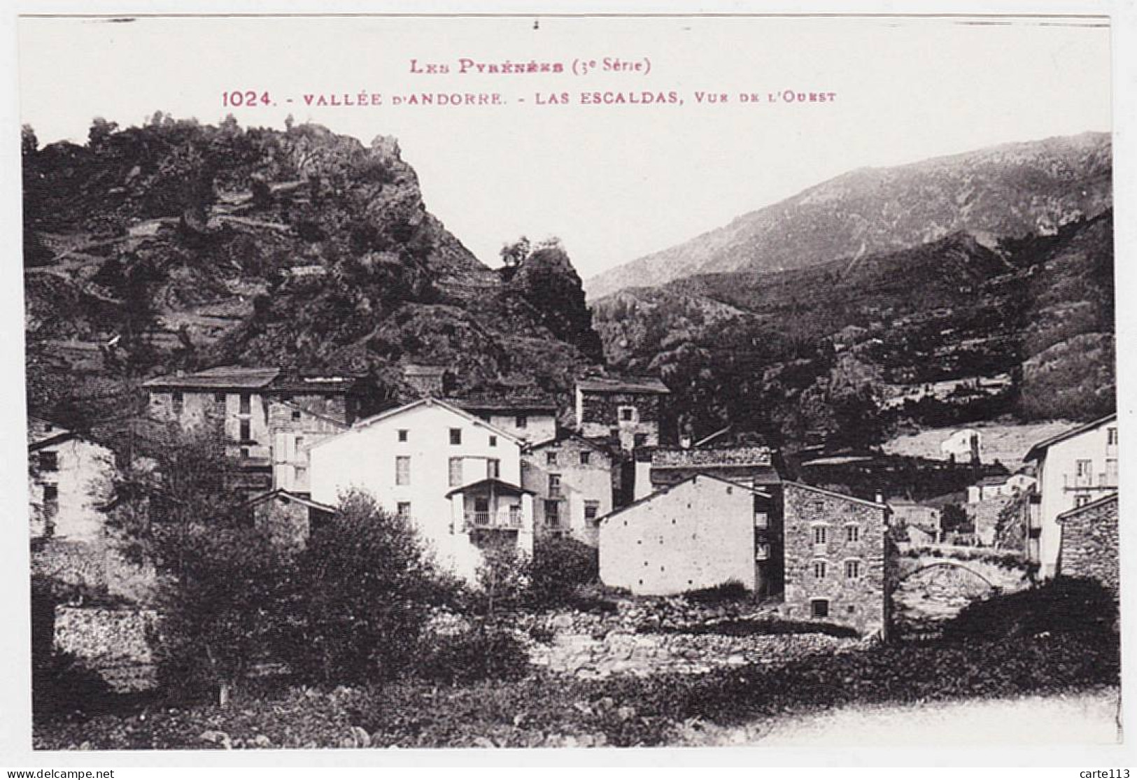 0 - B20826CPA - LAS ESCALDAS - ANDORRE - Vue De L' Ouest - Andorra - Parfait état - EUROPE - Andorre