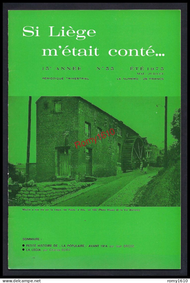 SI LIEGE M'ETAIT CONTE... Année  1975. N°54, 55, 56, 57. Richement Illustrés. - Belgique