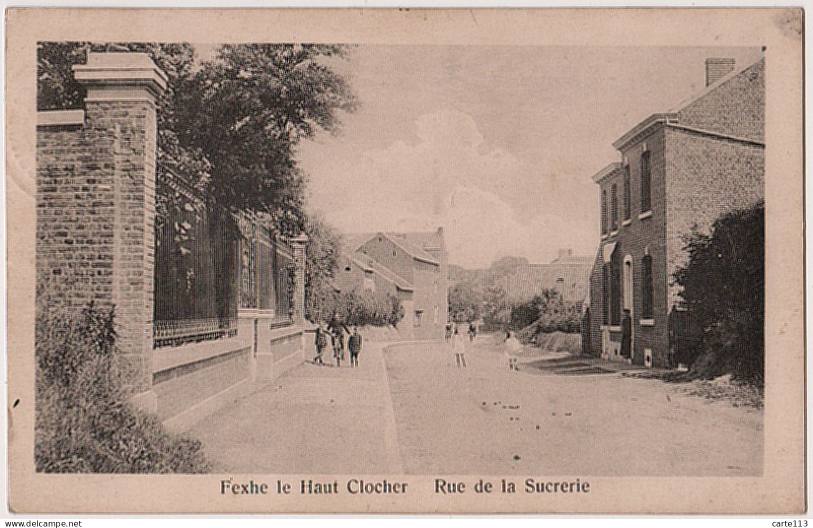 0 - B21452CPA - FEXHE LE HAUT CLOCHER - BELGIQUE - Rue De La Sucrerie - Parfait état - EUROPE - Fexhe-le-Haut-Clocher