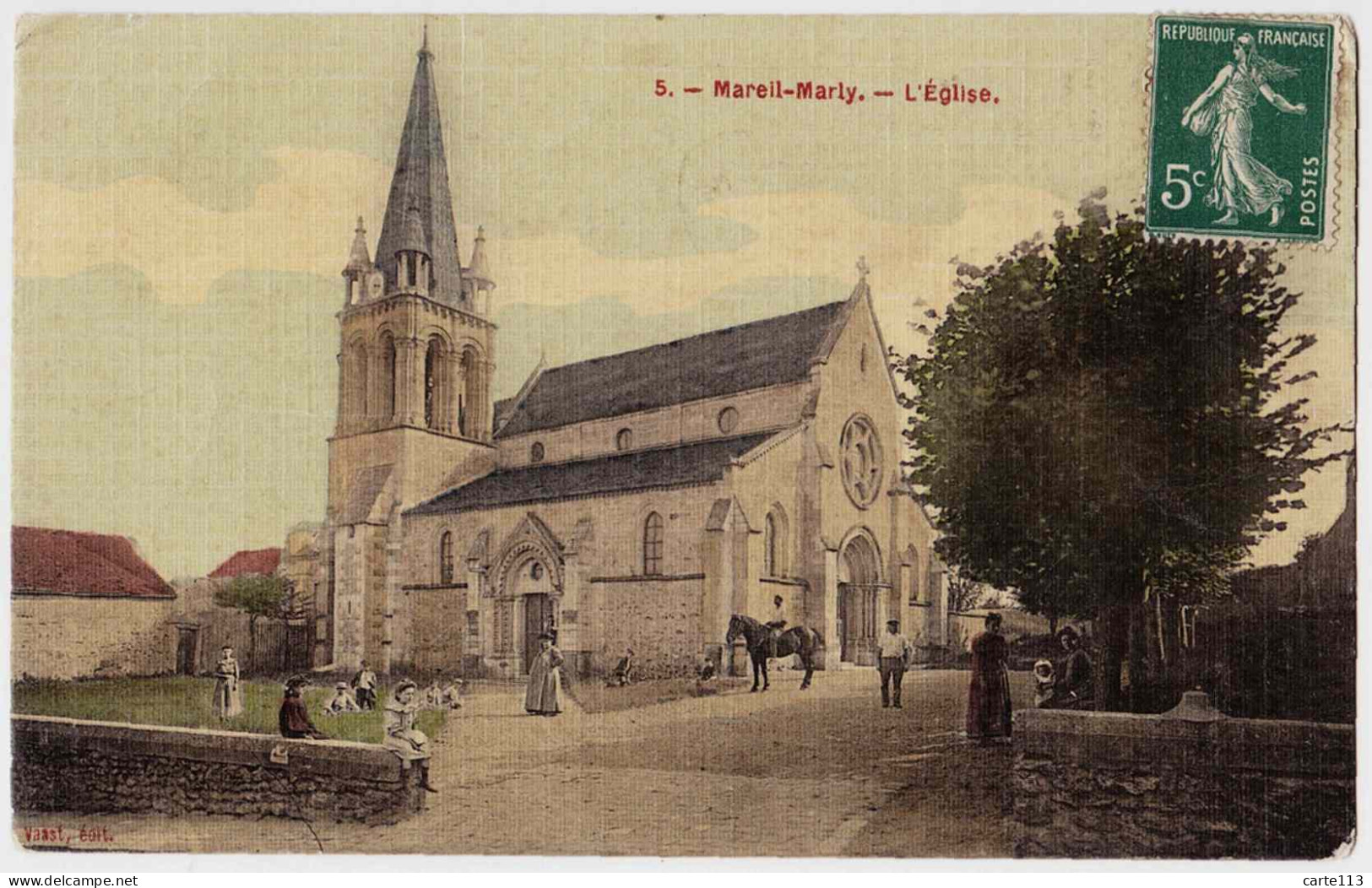 78 - B22662CPA - MAREIL MARLY - L' Eglise - Bon état - YVELINES - Andresy