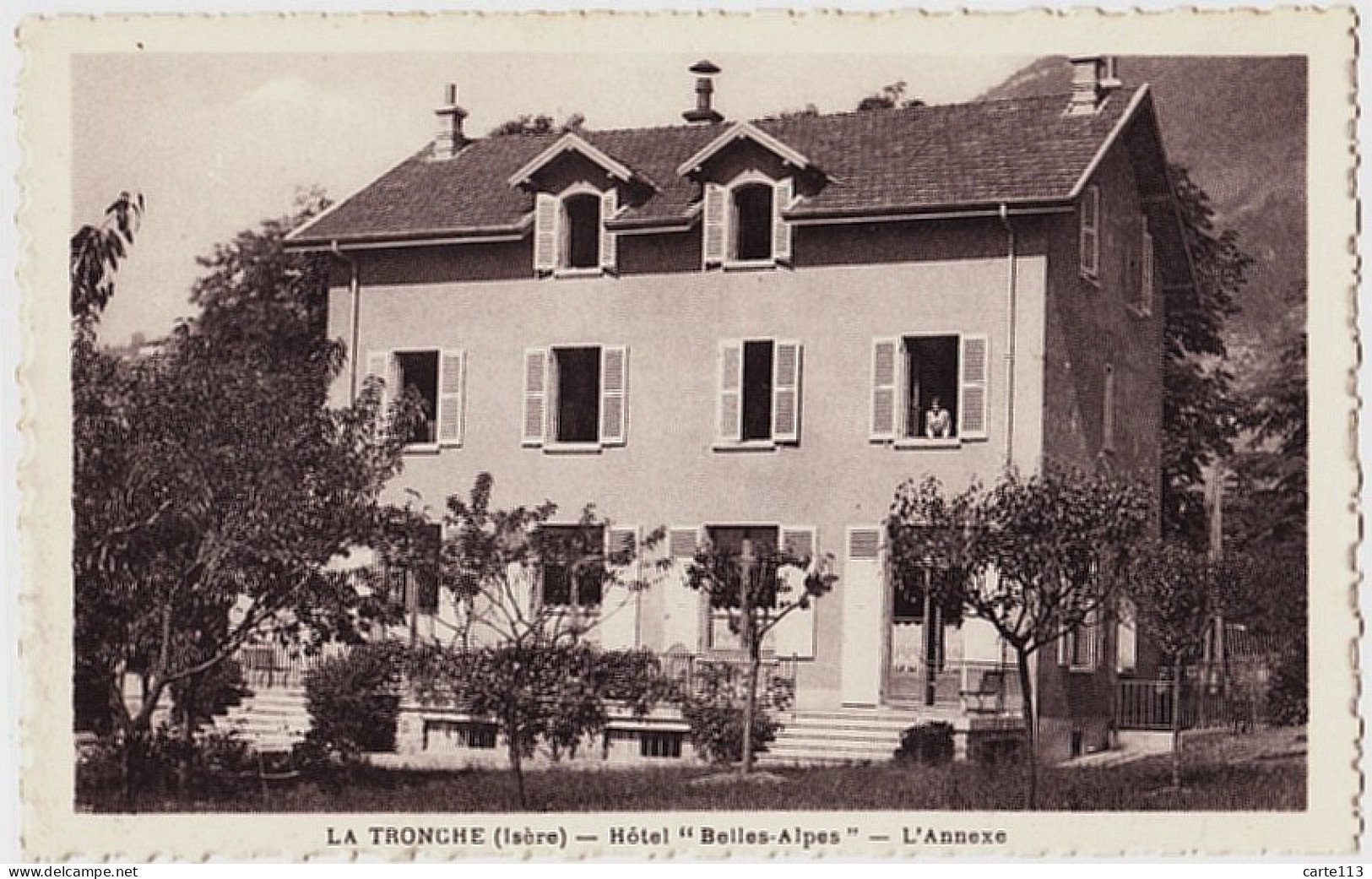 38 - B21823CPA - LA TRONCHE - Hotel  Belles Alpes -  Annexe - Parfait état - ISERE - La Tronche