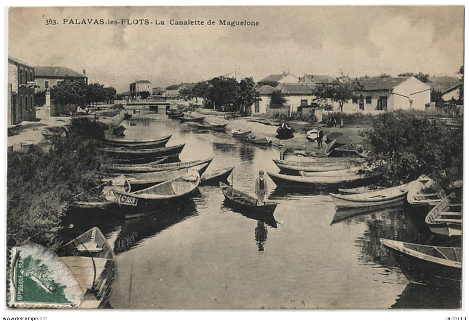 34 - B23021CPA - PALAVAS LES FLOTS - La Canalette De Maguelone - Très Bon état - HERAULT - Palavas Les Flots