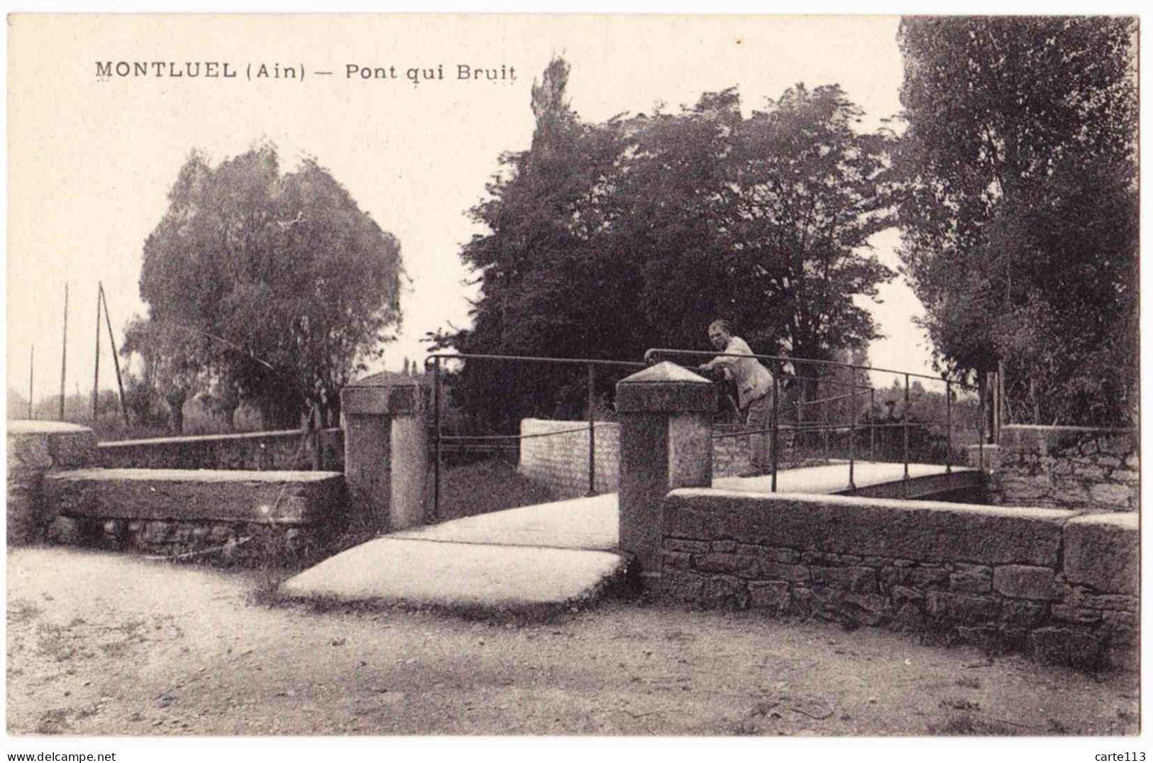 1 - B22217CPA - MONTLUEL - Pont Qui Bruit - Parfait état - AIN - Montluel