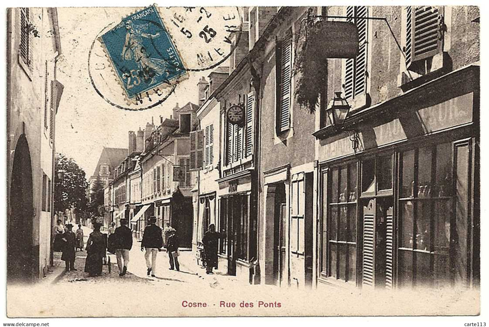 58 - B21122CPA - COSNE SUR LOIRE - Rue Des Ponts - Très Bon état - NIEVRE - Cosne Cours Sur Loire
