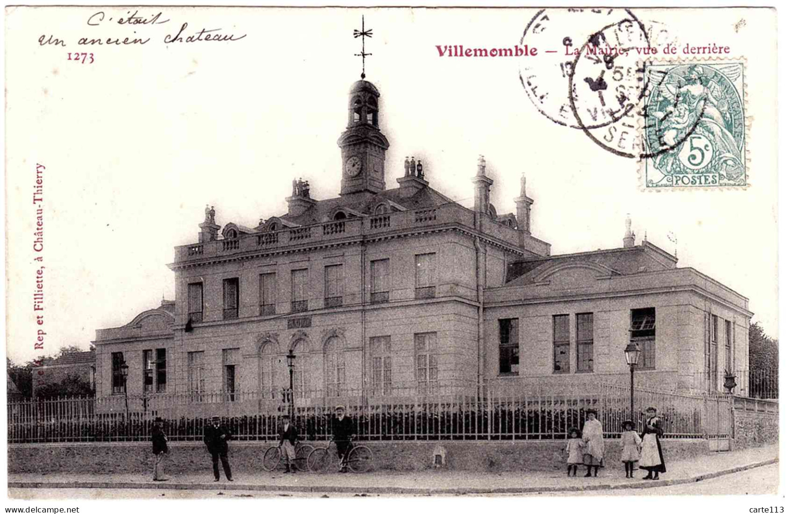 93 - B23505CPA - VILLEMOMBLE - La Mairie Vue De Derriere - Carte Pionnière - Très Bon état - SEINE-SAINT-DENIS - Villemomble