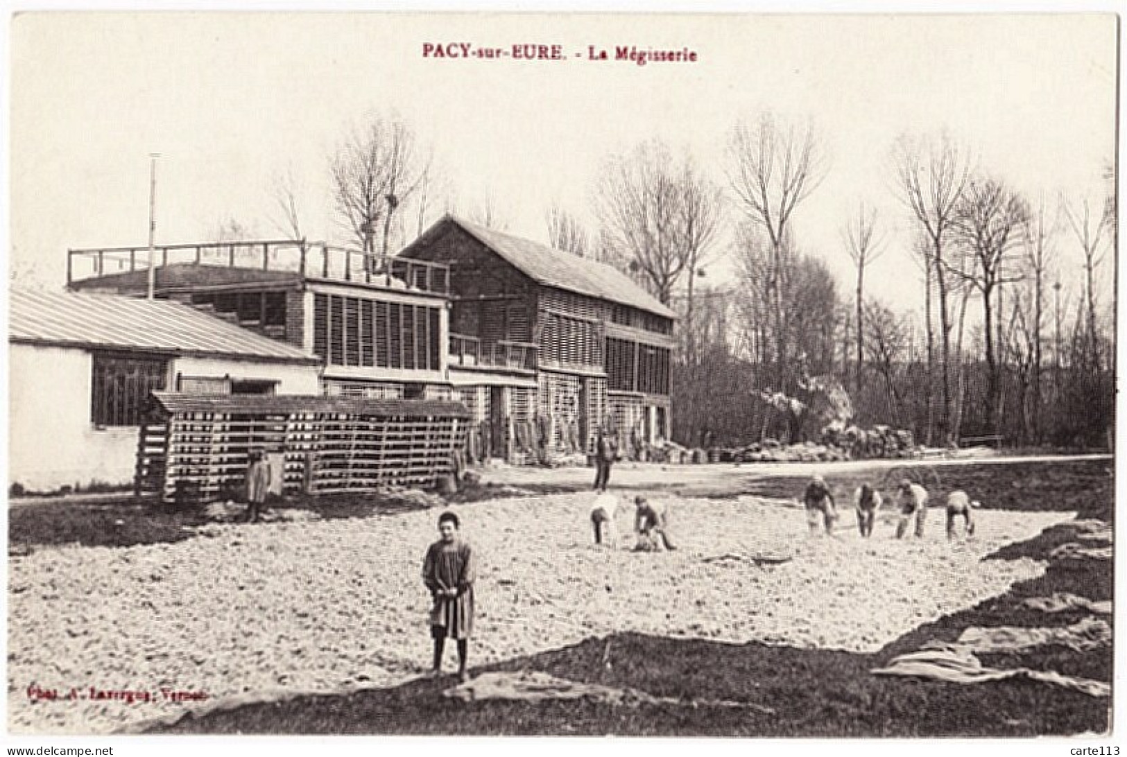 27 - B22035CPA - PACY SUR EURE - La MEGISSERIE - Parfait état - EURE - Pacy-sur-Eure