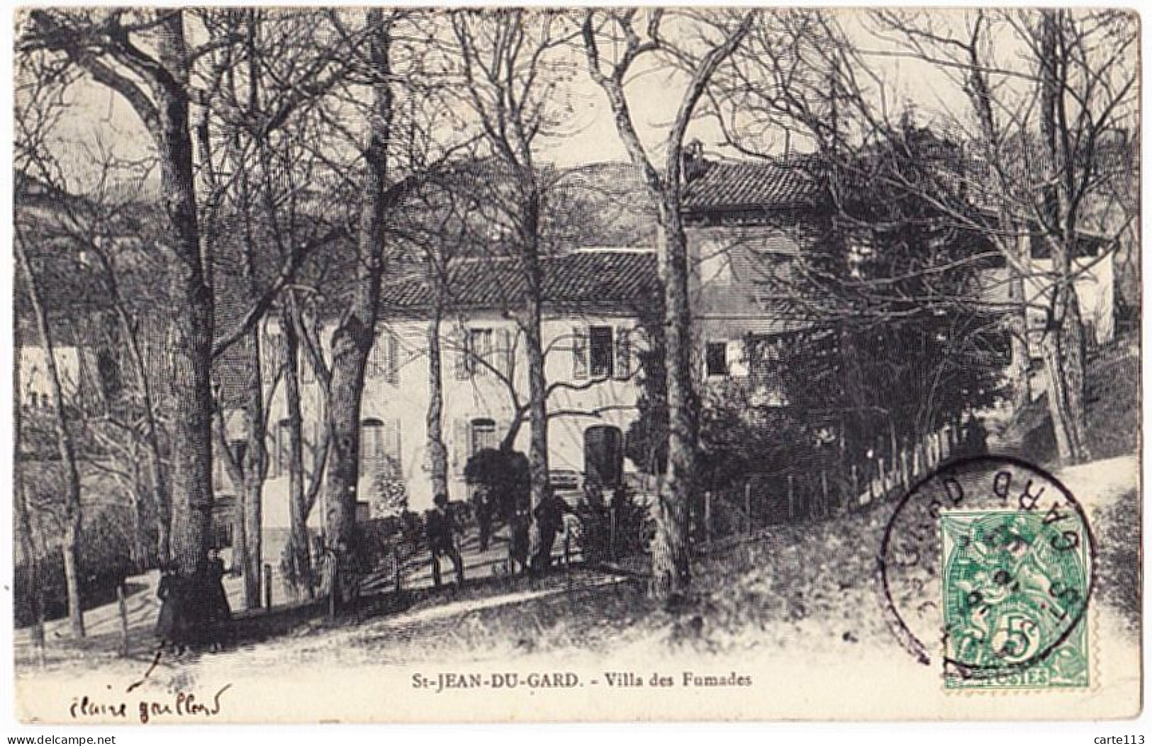 30 - B21955CPA - SAINT JEAN DU GARD - Villa Des Fumades - Très Bon état - GARD - Saint-Jean-du-Gard