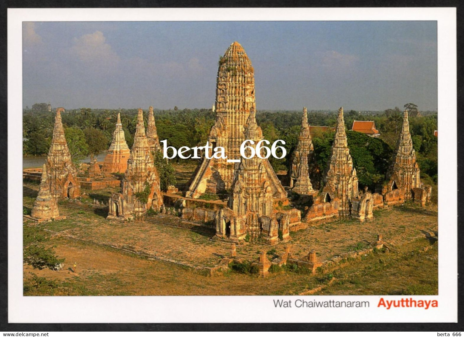 Thailand * Wat Chaiwattanaram Buudhist Temple Ayutthaya UNESCO - Thaïlande