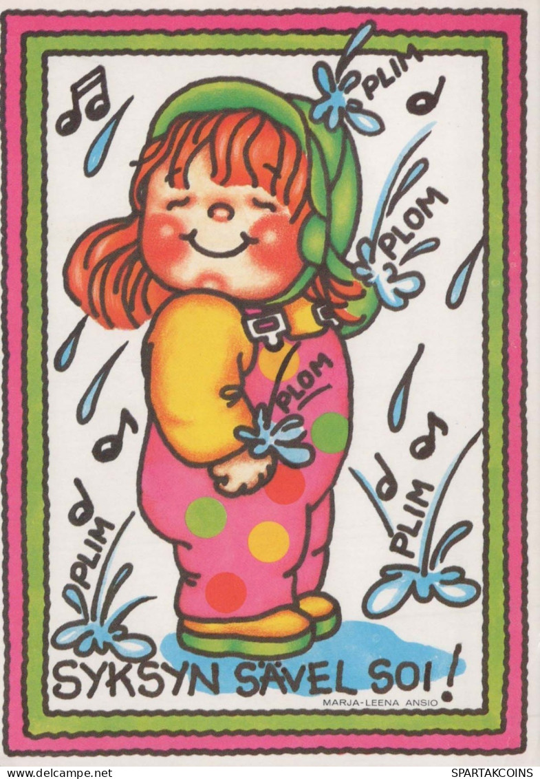 KINDER HUMOR Vintage Ansichtskarte Postkarte CPSM #PBV356.DE - Humorous Cards