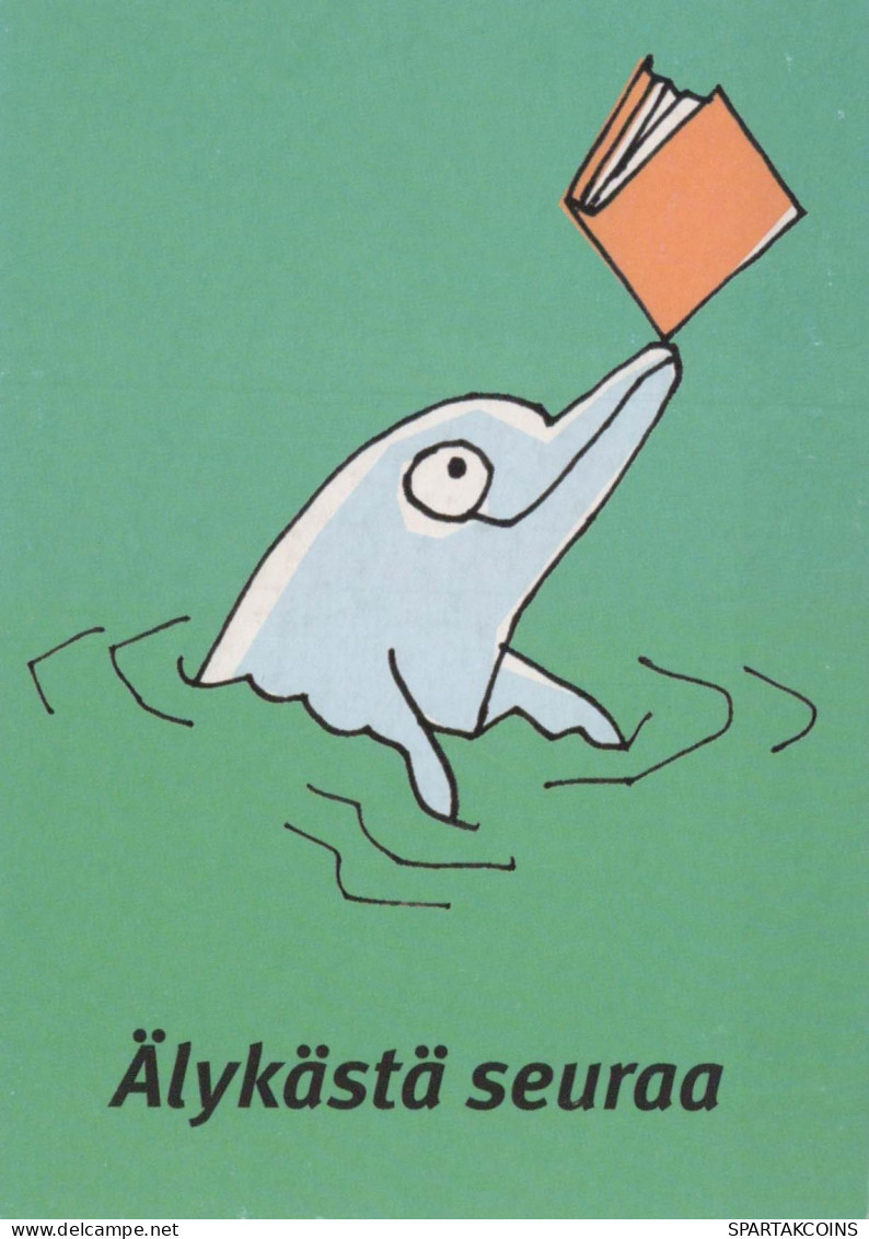 DELPHINs Tier Vintage Ansichtskarte Postkarte CPSM #PBS670.DE - Dolfijnen