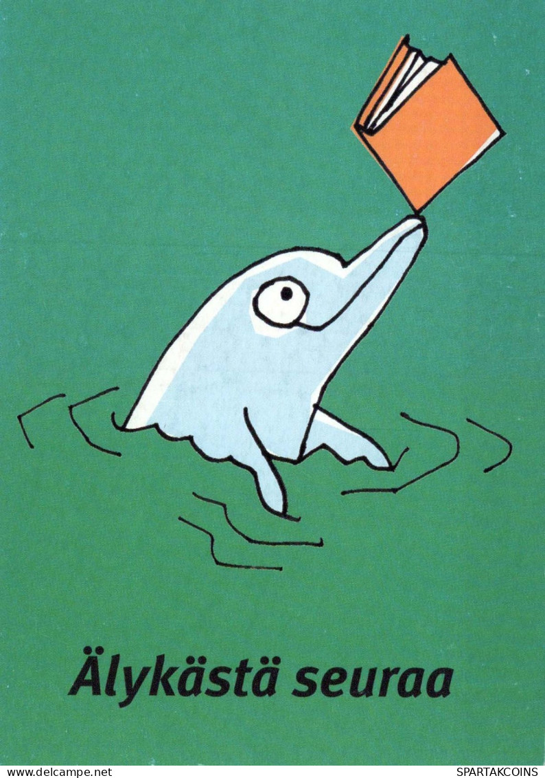 DELPHINs Tier Vintage Ansichtskarte Postkarte CPSM #PBS670.DE - Dolphins