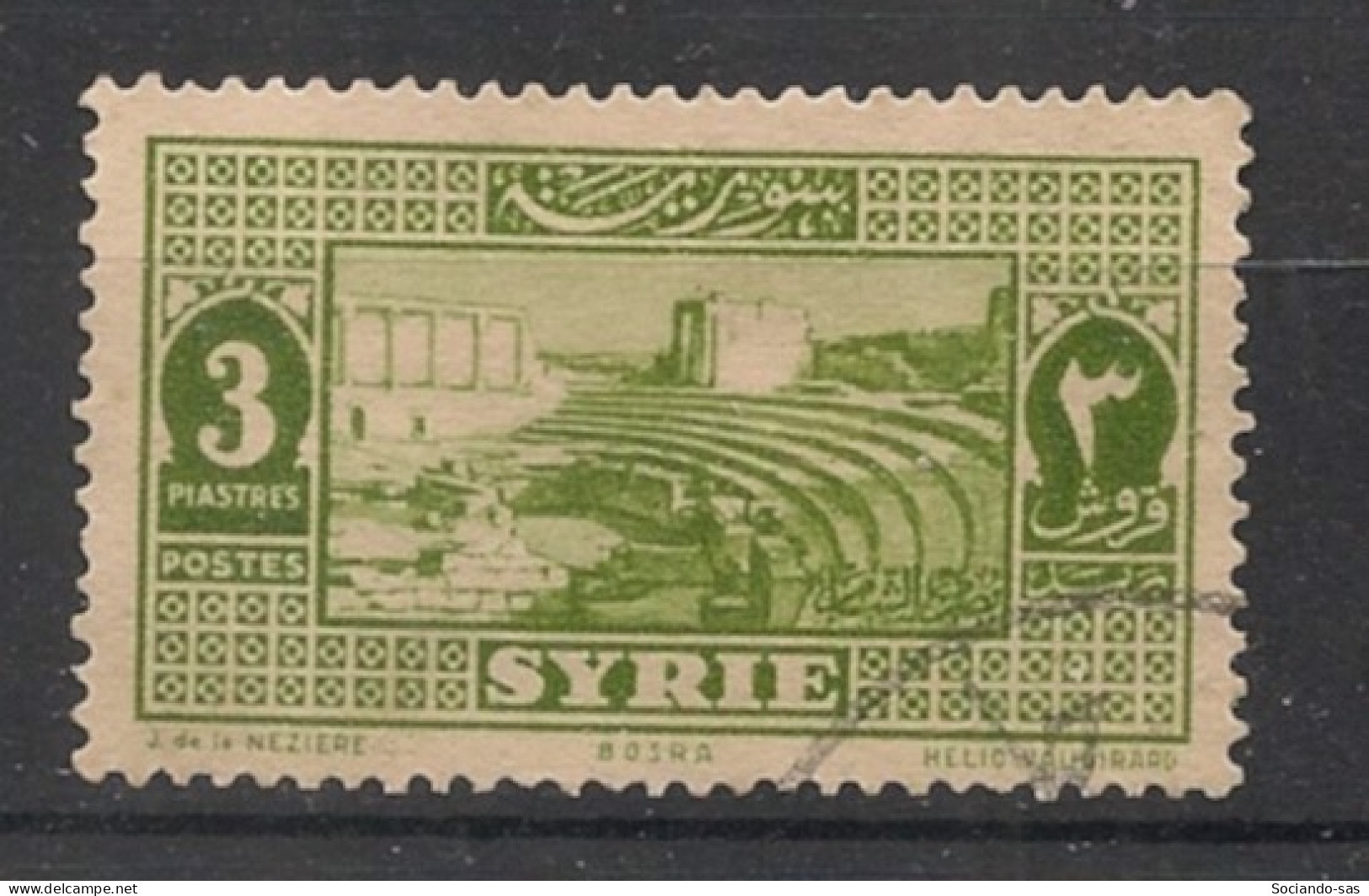 SYRIE - 1930-36 - N°YT. 207 - Bosra 3pi - Oblitéré / Used - Used Stamps