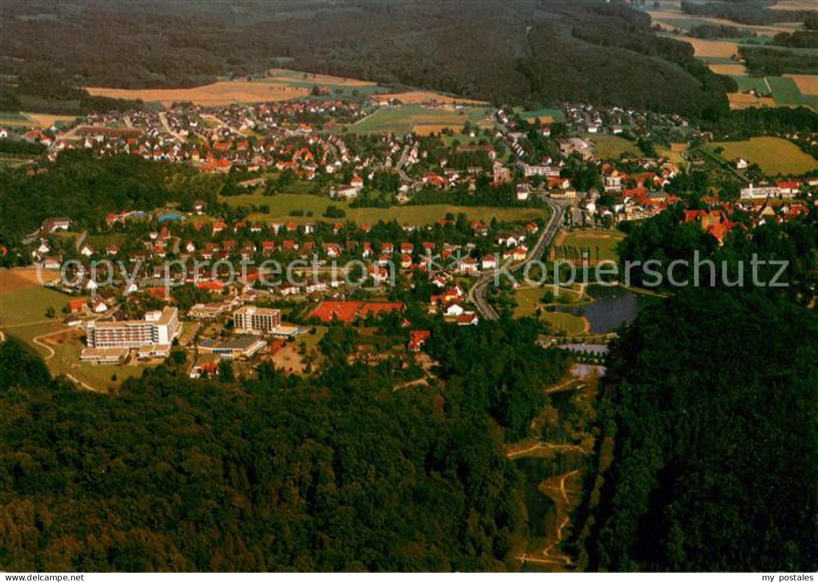 73613591 Bad Iburg Fliegeraufnahme Teutoburger Wald Bad Iburg - Other & Unclassified