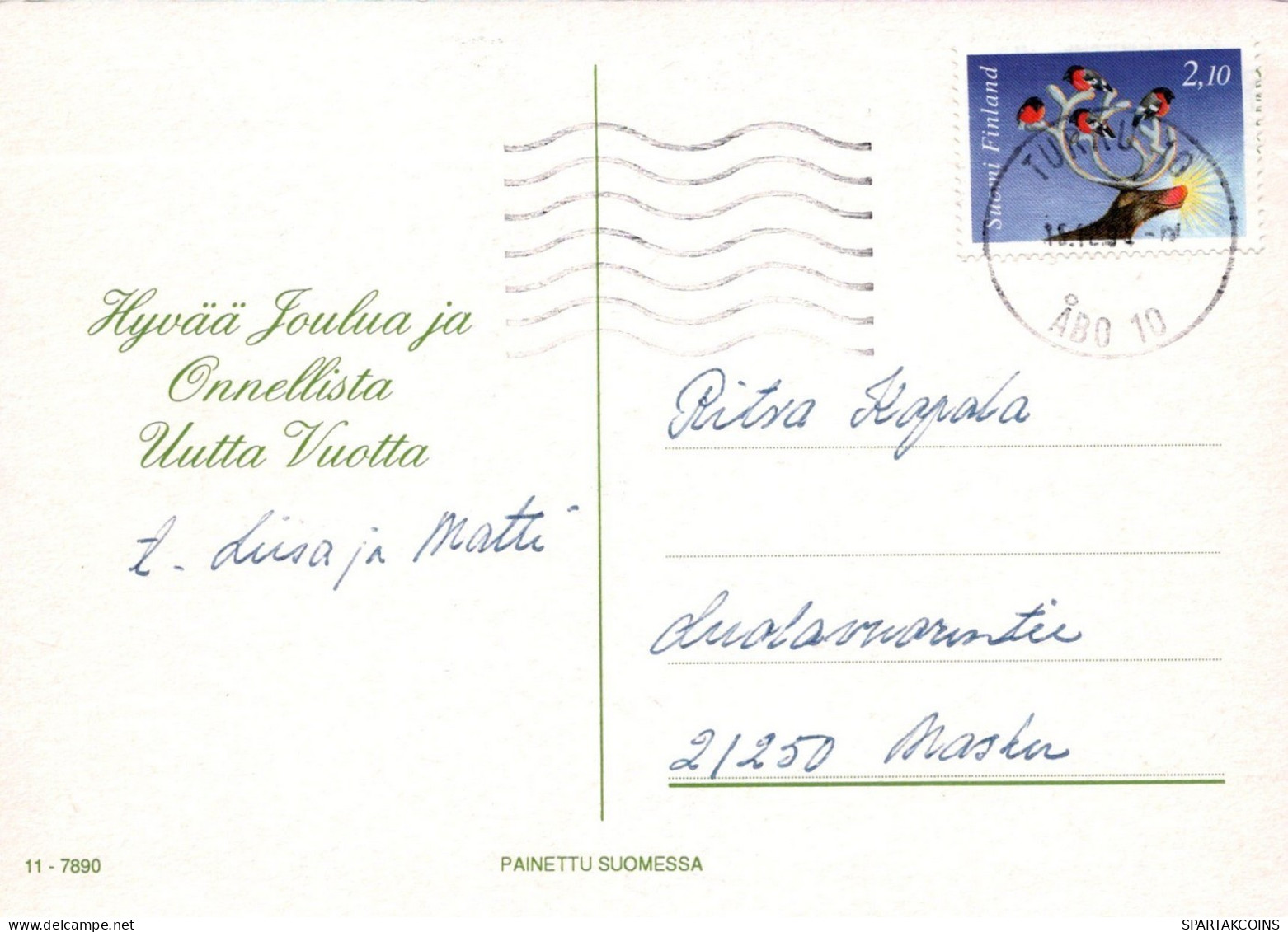 VOGEL Tier Vintage Ansichtskarte Postkarte CPSM #PAM944.DE - Birds