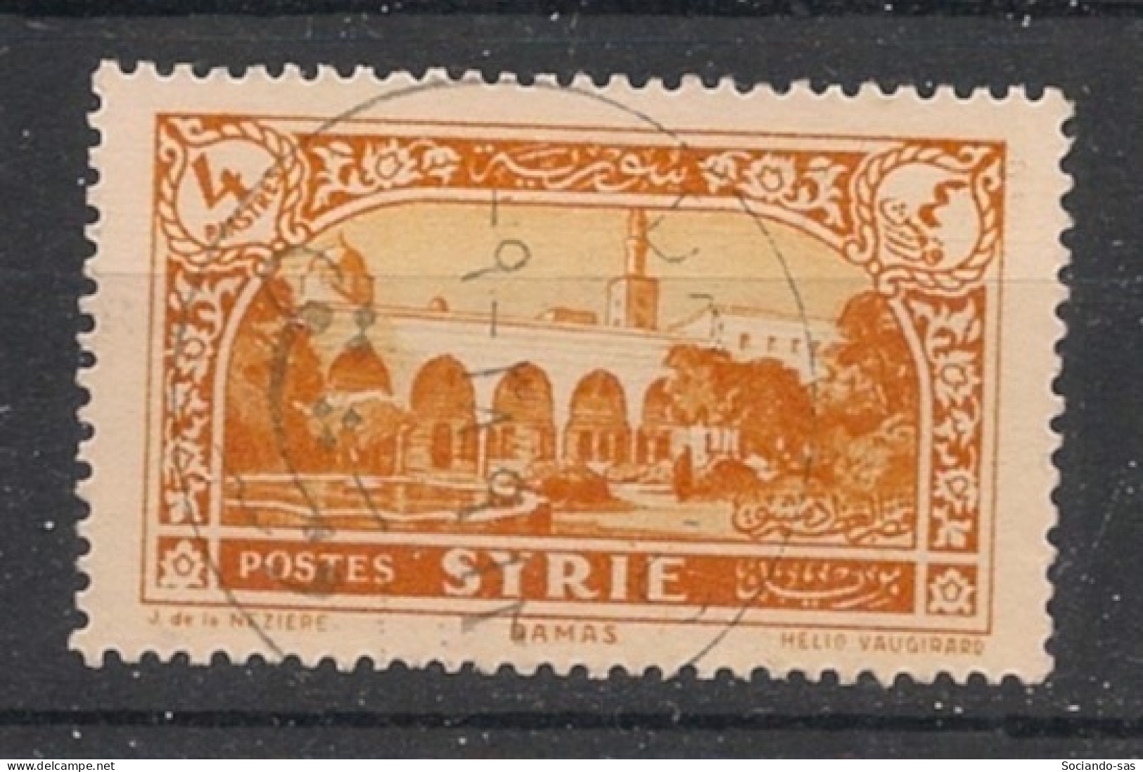 SYRIE - 1930-36 - N°YT. 208 - Palais Azem 4pi - Oblitéré / Used - Gebraucht