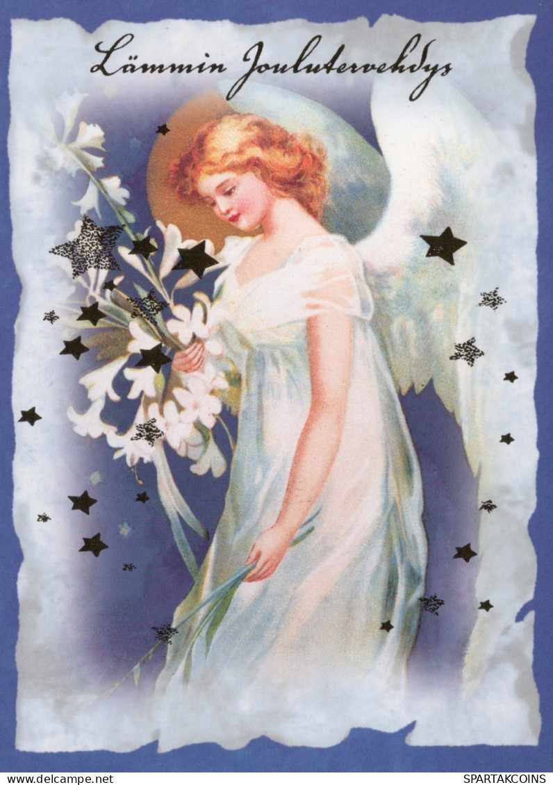 ENGEL WEIHNACHTSFERIEN Feiern & Feste Vintage Ansichtskarte Postkarte CPSM #PAH335.DE - Angels