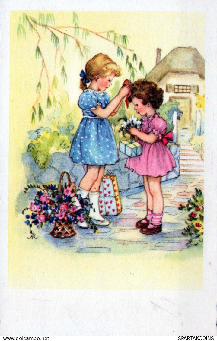 ENFANTS ENFANTS Scène S Paysages Vintage Carte Postale CPSMPF #PKG679.FR - Taferelen En Landschappen